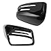 KYYET Gloss Black Side Rearview Wing Mirror Cover Cap Compatible with Mercedes W176 W204 C204 W212 W211 W246 C117