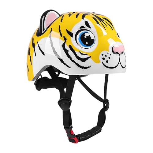 Casque enfant ajustable tigre pour éviter les chutes à vélo 2-6 ans