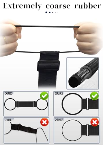 Image of Luggage Straps Bag Bungee Luggage Straps Suitcase Adjustable Belt,Add a Bag Easy to Travel Suitcase Elastic Strap Belt Luggage Accessories(Black)