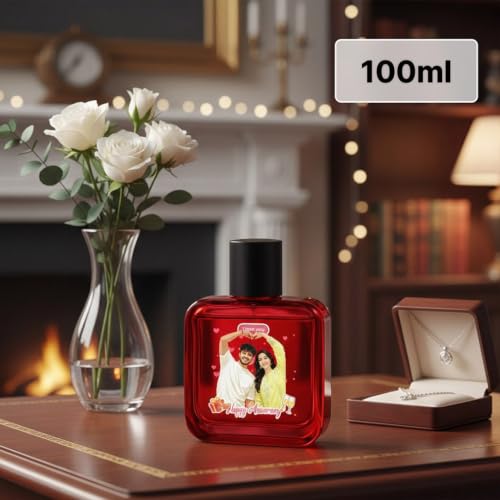 Image of Personalized Wild Stone Ultra Sensual Eau De Parfum 100ml | Long Lasting Citrus Spicy & Woody Scent | Happy Anniversary Photo Name Gift by Love Craft Gifts