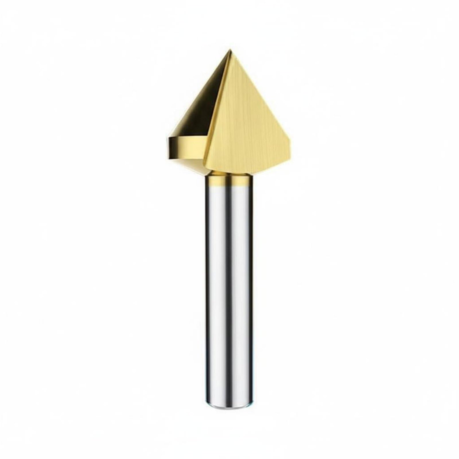 Cobalt Coated 90 Degree Countersink Drill Bit Wear-Resistant Deburring Chamfer Cutter Sharp Cutting Single Flute Countersink Bit High-Speed Steel for Machinists, Metalworkers, Woodworkers, Mac-image-29