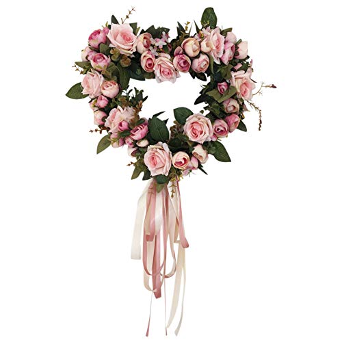 Forart Vintage Art Simulation Rose Flowers Wreath...