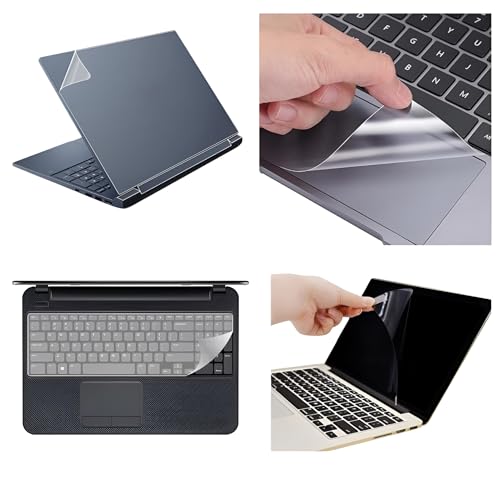 Image of PHS 15.6 Inch 4-in-1 Laptop Protection Combo (Screen Guard + Keyboard Cover + Body Lamination + Touchpad Film)