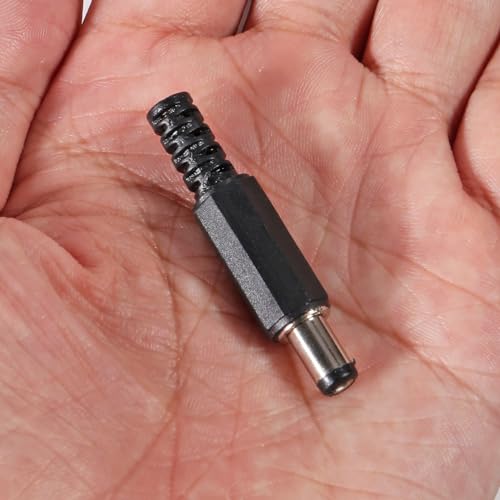 Conectores de enchufe macho DC 5.5x2.1mm pack x5 miniatura 6
