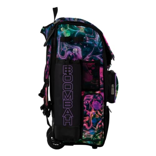 Boombah Superpack Hybrid Rolling Bat Bag - Wheeled & Backpack Version - Obsidian Multi