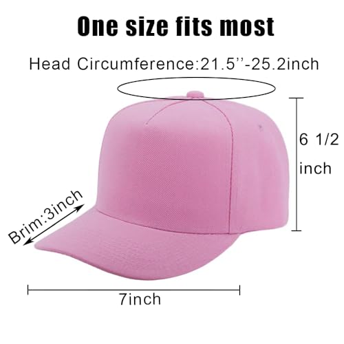 Image of 5-Panel Baseball Cap for Workouts, Hiking, Outdoor Sports, Customizable DIY Design, All-Season Comfort Fit, Adjustable