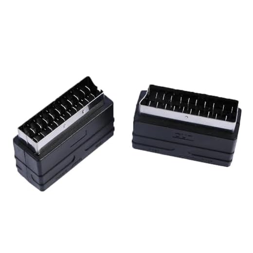 20-Pin SCART Male to 3 RCA Female AV Adapter Converter for TV DVD Players VCRs Gaming Consoles