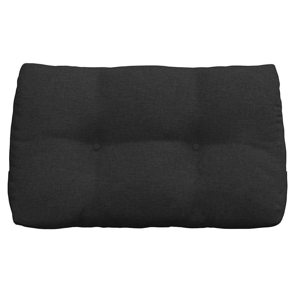 Poduszka na oparcie czarna, 80 x 24 x 50 cm, ergonomiczna poduszka lędźwiowa z wypełnieniem poliestrowym, na sofę, łóżko, do salonu, biura, wygodna podpórka pod plecy na kanapę,