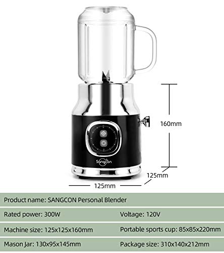 Personal Smoothies Blender, Portable Mini Blenders For Shakes And Smoothies, Single Serve Smoothies, Smoothies Maker With 20oz Travel &Lids