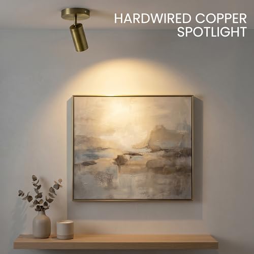Image of 12W Bronze Dimmable Wired Ceiling Spotlight Indoor - Solid Copper