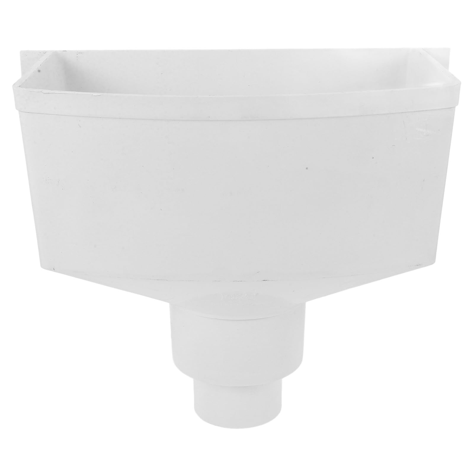 Conector de Drenaje de Agua de Lluvia de Pvc Blanco, Fácil de Instalar, Mejora el Rendimiento del Sistema de Bajante para Canalones de Techo