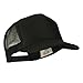 Foam Front Golf Style Mesh Back Cap - Black OSFM