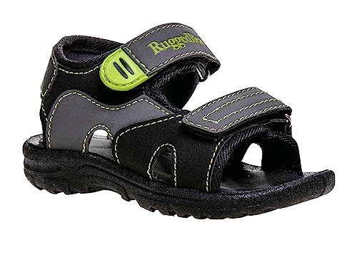 Image of Rugged Bear Kids Boys Girls Open-Toe Outdoor Sport Water Sandals - beach pool slide adjustable strap shoes athletic summer (Toddler /Little Kid /Big Kid)