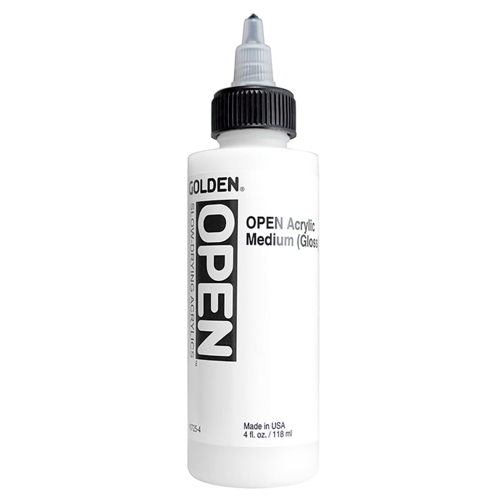 OPEN Slow-Drying Acrylics by GOLDEN, Acrylic Medium (Gloss), 4 fl oz.