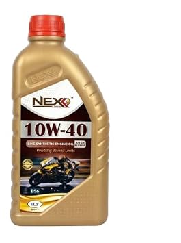 10W-40 Synthetic Bike Engine Oil for BS6 Motorcycles | API-SN Plus GF High Performance Motor Oil for Superior Engine Protection | Premium 1 Litre 4-Stroke Motorcycle Lubricant (PACK OF 1)