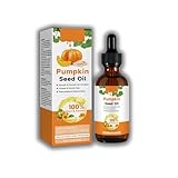 Pumpkin Seed Oil Kürbiskernöl Haaröl,Reines Organisches Kürbiskernöl, um Haarausfall zu Verhindern, Trockenes, Beschädigtes Haar zu Befeuchten und zu Reparieren - für Haare und Haut Leitbar (50ml, 1)