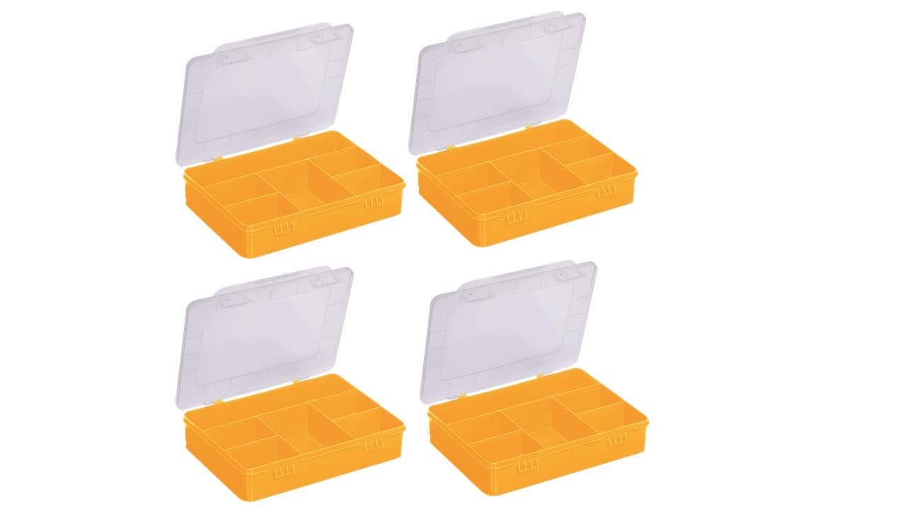 Allit GartenAid > W< 19/62 - Caja de herramientas multiusos para herramientas de jardín, color verde y amarillo