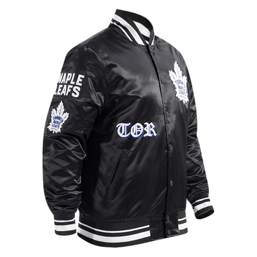 Image of Pro Standard Mens NHL Old English Satin Jacket