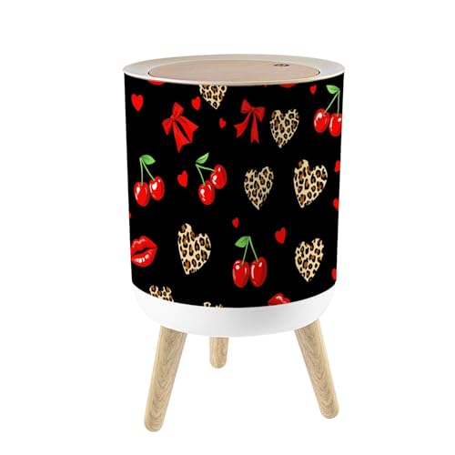 Caneca de basura redonda 1.8 gal con tapa multicolor