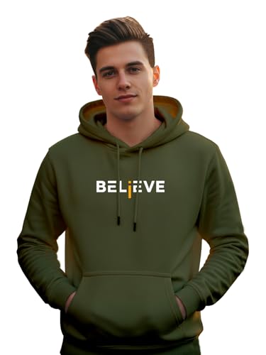 Image of XENOVAURBAN Hoodie for Men /Women | Unisex fit Cotton Fleece Hooded Sweatshirt - BEL1