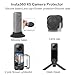 PellKing Accessories Kit for Insta360 X5,Included Carrying Case with Belt,135cm Selfie Stick Tripod,Aluminium Handlebar Clamp.2 Pcs Metal 1/4