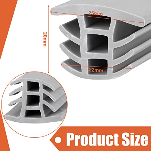 Kingdder Concrete Expansion Joint Filler Driveway Crack Filler Flexible EPDM Rubber Strip for Concrete Crack Repair Replacement Weather Aging Resistance Expansion Joint(3/4'' Wide, 10 ft Long) - Image 2