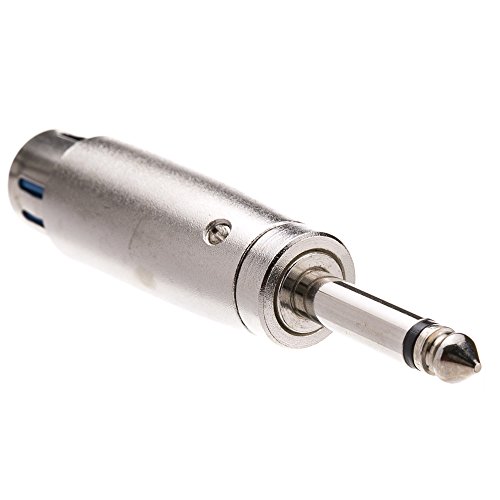 CableWholesale XLR Female to 1/4-Feet Mono Male Adaptor (30XR-12200)