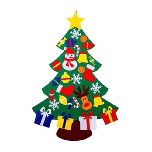 Sapin de Noël en feutre pour filles déco murale chambre enfant
