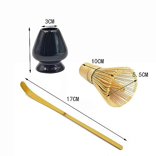 Matcha Making Tool, Set di 3, Frusta in Bambù