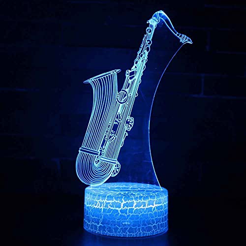 WFTBEJ Artistiek muziekinstrument modelleren 3D nachtlampje speelgoed geschenken voor kinderen decoratieve LED… - Image 5