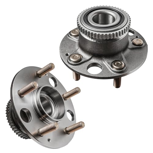 Image of Detroit Axle - Rear 2pc Wheel Bearing Hubs for 96-01 Acura RL, 98 Honda Odyssey Isuzu Oasis, 2 Wheel Bearing and Hubs Assembly 1996 1997 1998 1999 2000 2001 Replacement