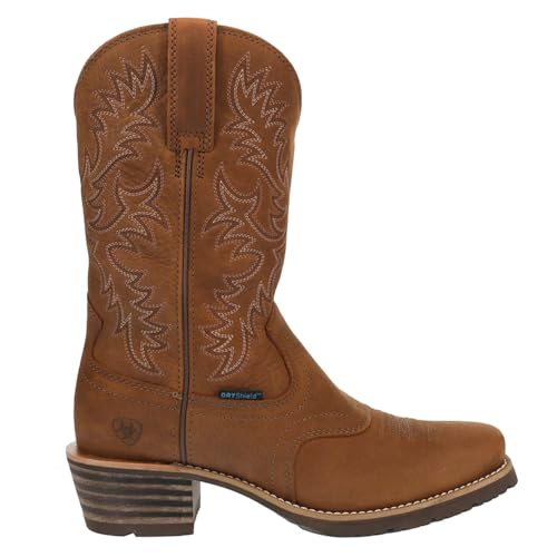 ARIAT Men's Hybrid Roughstock Square Toe Waterproof Cowboy Boot Western