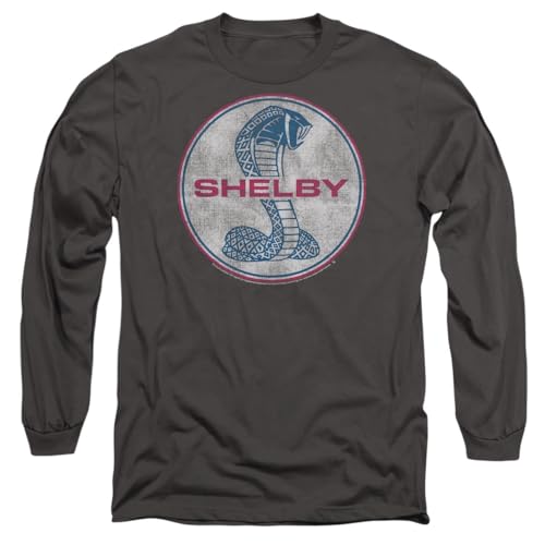 T-Shirt Carroll Shelby Cobra à Manches Longues Gris Anthracite Pour Homme et Femme