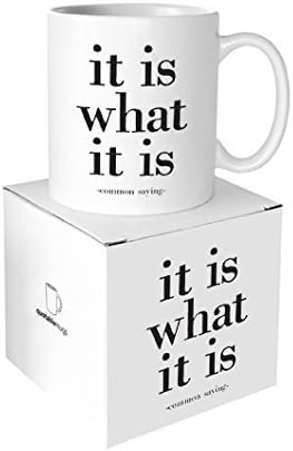 QUOTABLE CARDS Mug it is What it is, 1 EA