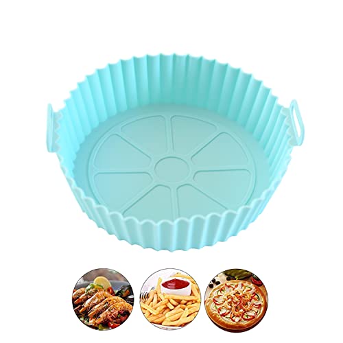 Silikon Hava Fritöz Gömlekleri; 6.8 inç, Yeniden Kullanılabilir, Isıya Dayanıklı, Kolay Temizlenir, Yuvarlak, 1 Adet