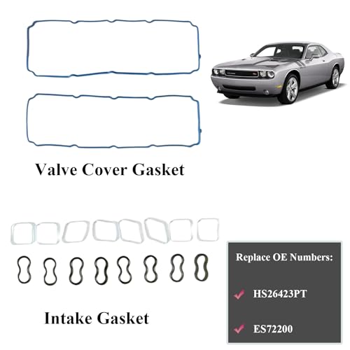 Image of Head Gasket Kit with RTV and Bolts for 2009 2010 2011 2012 2013 2014 2015 Chrysler Dodge Jeep Ram 5.7L HEMI OHV MLS Replaces# ES72200 HS26423PT