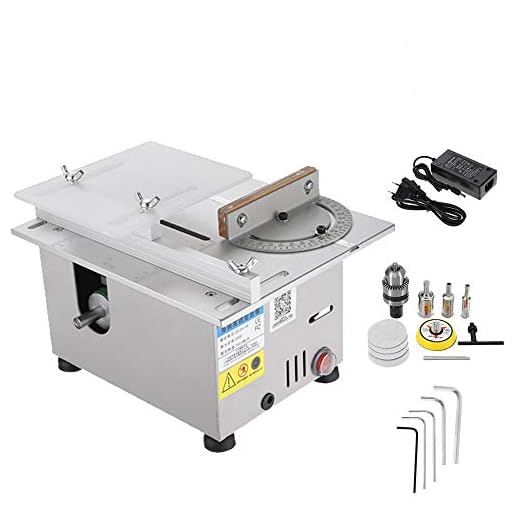 Upgrade Version Table Saw Mini Precision Table Saws DIY Wood Working Lathe Polisher Drilling Machine for DIY Handmade Wooden Model Crafts, Printed Circuit Board Cutting