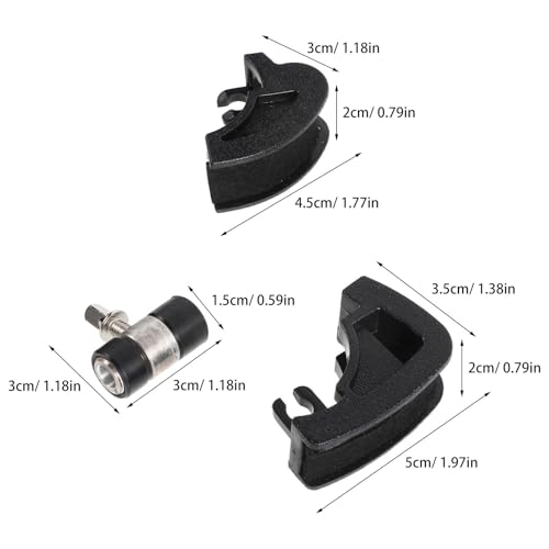 Accesorio Cam Pedal de Bombo Ultechnovo 3 Piezas Negro miniatura 2
