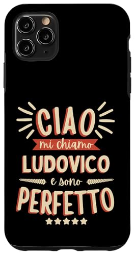Ludovico Idea Regalo Personalizzata Nome Divertente �X�}�z�P�[�X iPhone 11 Pro Max �p