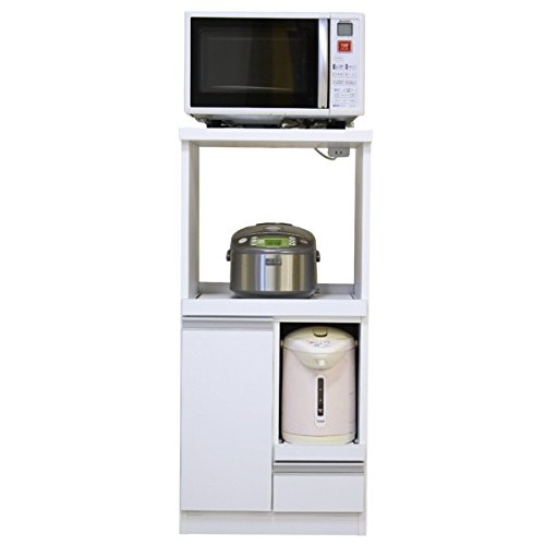 Amazon｜後藤家具物産 キッチンラック ホワイト(単色) 幅48cm シード