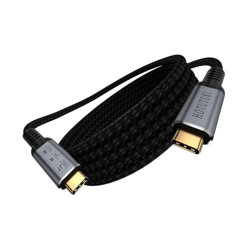 Image of 10ft USB c to USB c Compatible with Thunderbolt 4 /3,Type c to Type c,USBC 3.2 Monitor Cable Support 20Gbps Data Cable 240W PD Fast Charging Cord, 4K@120Hz for ssd, Monitor