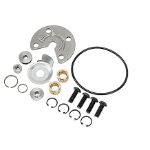 Turbo Rebuild Repair Kit, Turbocharger Rebuild Repair Kit Aluminum Stainless Steel Rubber Turbo Service Kit CT16V Easy Installation for