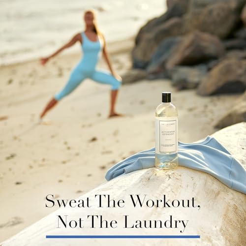 Image of The Laundress Activewear Laundry Detergent, 32 Oz, Marine Fragrance, 4-in-1 Enzyme Blend for Workout Performance Fabrics, Fights Sweat Odors & Stains, USDA Certified Biobased Product (90%)