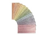 Cash Budget Envelope System by Hyde Park | Monthly Budget Envelopes Create Cash System for Savings, Debt-Free, Wealth | 12 Assorted Color Envelopes to Save Money | Durable Material | Easy to Use