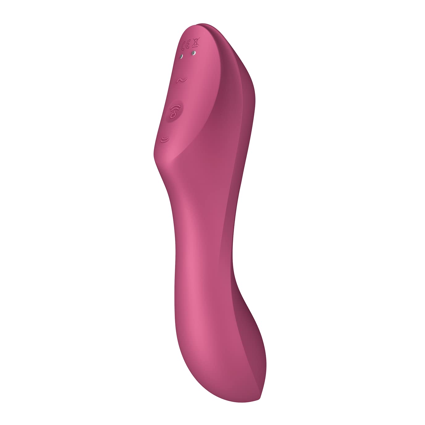 Satisfyer Curvy Trinity 3 Estimulador de clítoris | Pulsaciones y vibraciones de aire | Cuerpo redondeado ergonómico | Recargable por USB | Resistente al agua (IPX7) | Succionador de clítoris femenino
