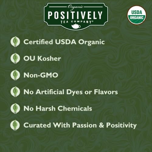 Image of Organic Positively Tea Company, Fruity Green Tea Bundle, Loose Leaf, 4 Ounce, 3 Pack