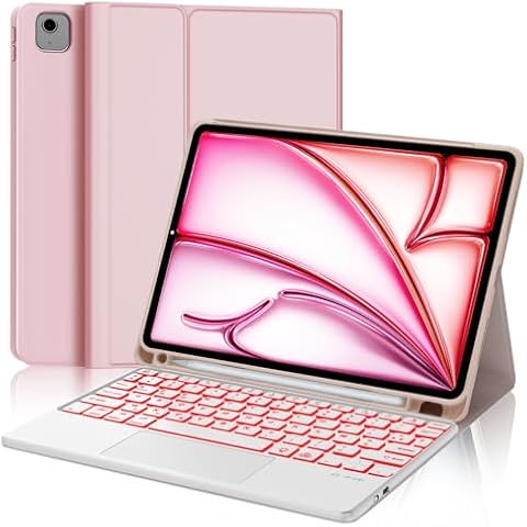 JADEMALL Coque Clavier iPad Air 11" Cover