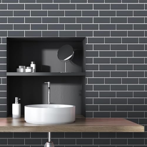 Vinilo decorativo de pared para tapar azulejos viejos de forma limpia 4