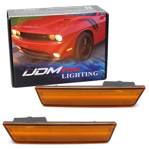Kit de lámparas LED amarillas para Dodge Challenger 2008-14 miniatura 1