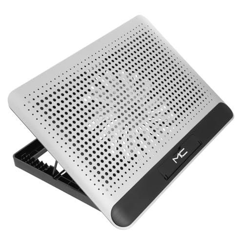 HOMSFOU Notebook Kühler Radiator Kühlgerät Kühler Unterbau Cooling Pad Kühler Notebook Kühler Silber